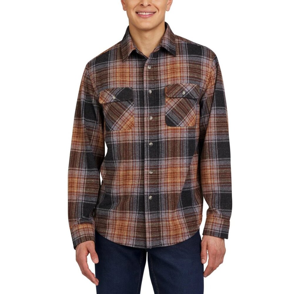 -‎ Chaps Men's Knit Flannel Shirt